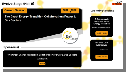 Enlit room info screen