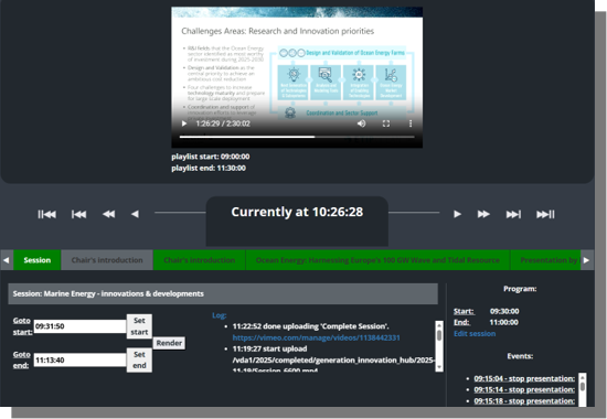 Real-time session clipping